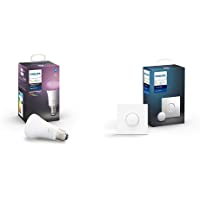 Philips Hue Bombilla Inteligente LED E27- con Bluetooth- Luz Blanca y Color- Compatible con Alexa y Google Home + Hue…